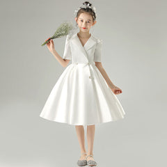 Elegant A Line Piano Show Dress Girls Formal Wear Princess Dress