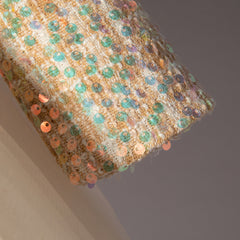 Cute Long Sleeves Princess Dress with Bow Sequins A Line Tulle Gown