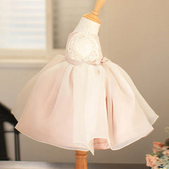 Sleeveless Ruffle Ball Gown for Kids Girl's Party Dresses Birthday Pageant Dress