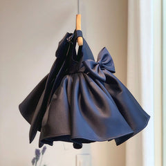 Elegant Princess Dress with Bows Flower Girl Dresses Party Gown Formal Wear for Kids