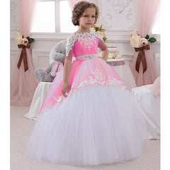 Flower Girls Long First Communion Dresses Kids Pageant Prom Ball Gowns Birthday Dresses princess dresses