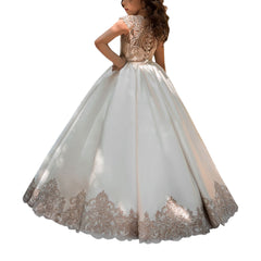 Flower Girl Dresses for Wedding Lace Romper Dresses Long Ball Gowns Princess Dresses Birthday Dresses
