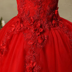 Off Shoulder Lace Tulle Applique Flower Girl Dresses for 3-12 Years Old