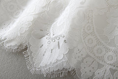 New Arrival Noble Baby Girls Christening Dress White Baptism Gown Lace WITH BONNET Dress 0-24month