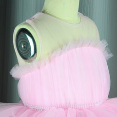 Cute Kids Sleeveless Pink Tutu Dress Girls Layer Princess Dresses