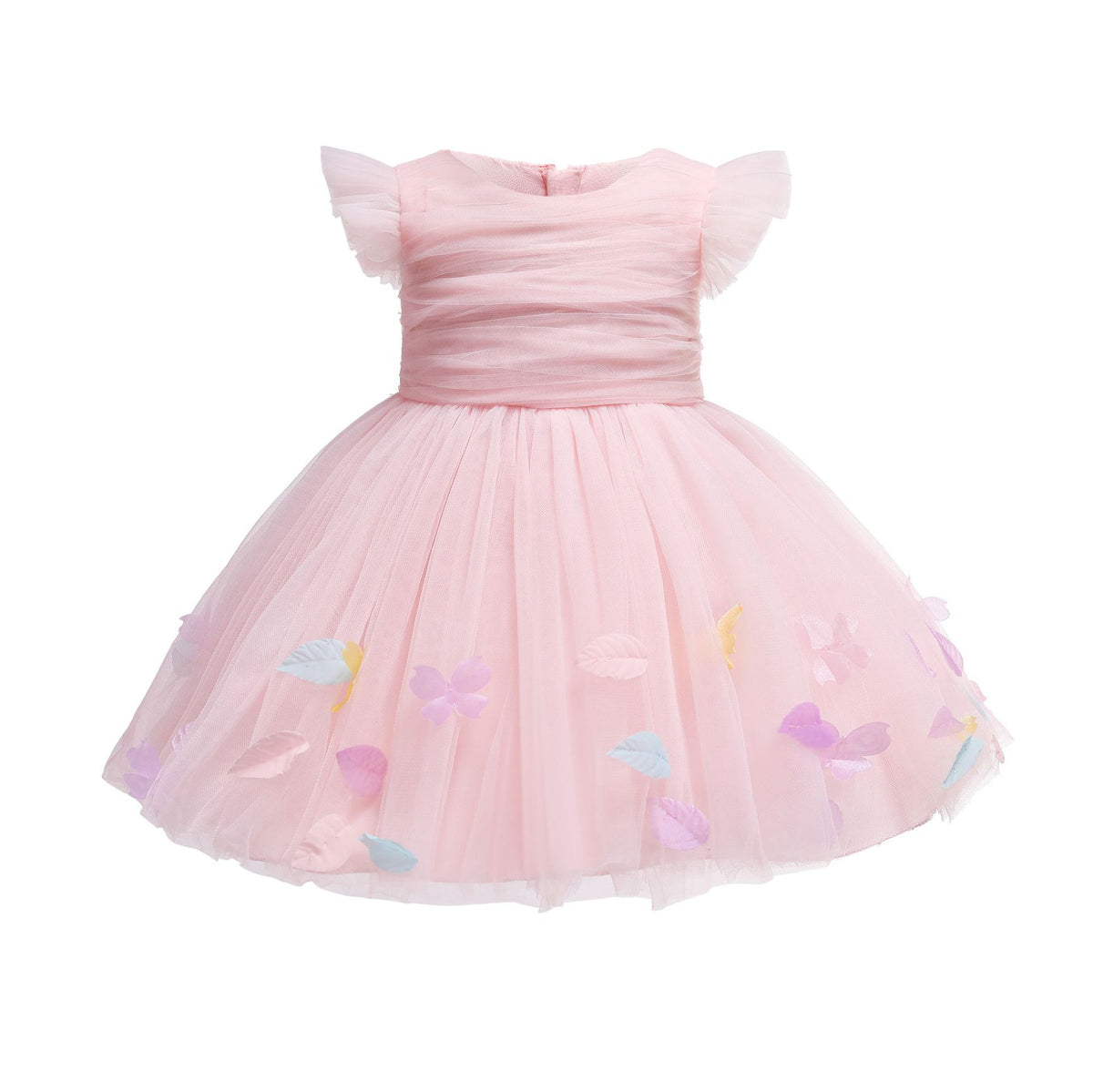 Baby's A Line Tulle Gown with Bow Cute Flower Girl Dresses Princess