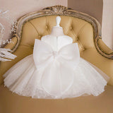 Cute Flower Girl Dresses with Bow A Line Lace Princess Dress