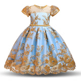 Elegant Girls Pageant Dress with Embroidered A Line Princess Dresses