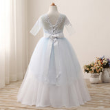 Long First Communion Dresses Flower Girls  Kids Pageant Prom Ball Gowns Birthday Dresses princess dresses