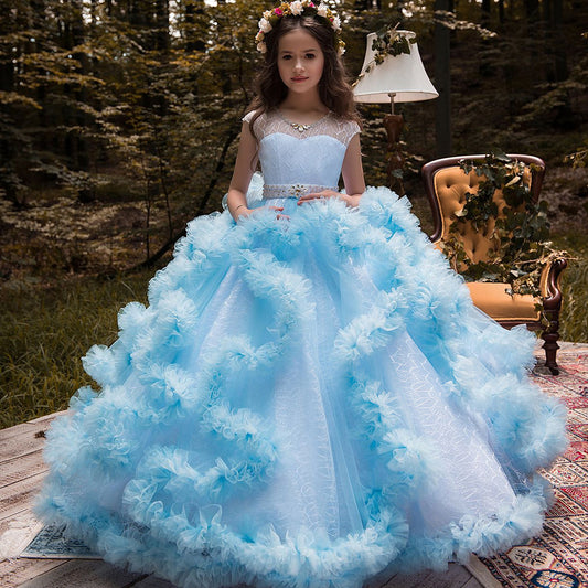 Kids' Pageant Dresses Princess Flower Girls Dresses Princess Ball Gown