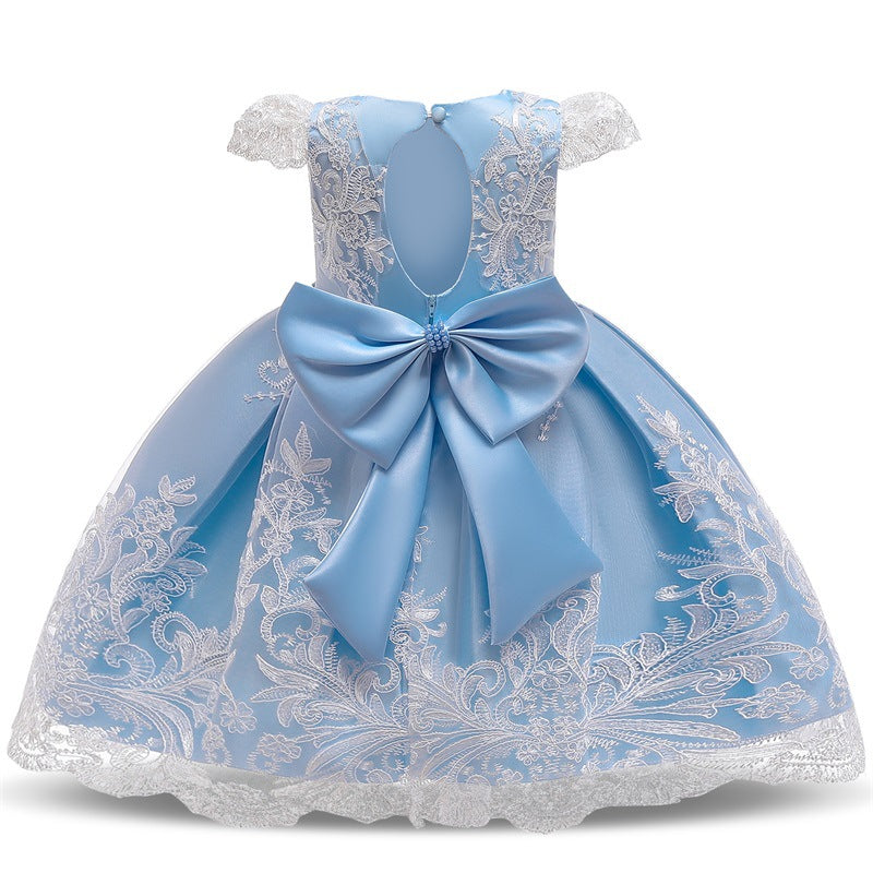 Elegant Girls Pageant Dress with Embroidered A Line Princess Dresses