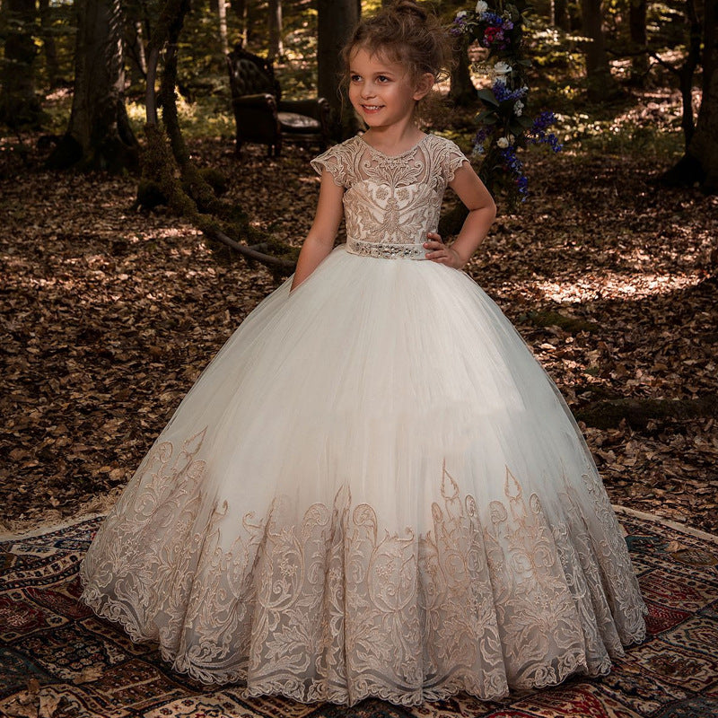 Girls′ Wedding Evening Fluffy Princess Children′ S Dress - China Baby  Clothes and Clothing price | Made-in-China.com