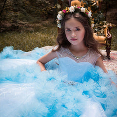 Kids' Pageant Dresses Princess Flower Girls Dresses Princess Ball Gown