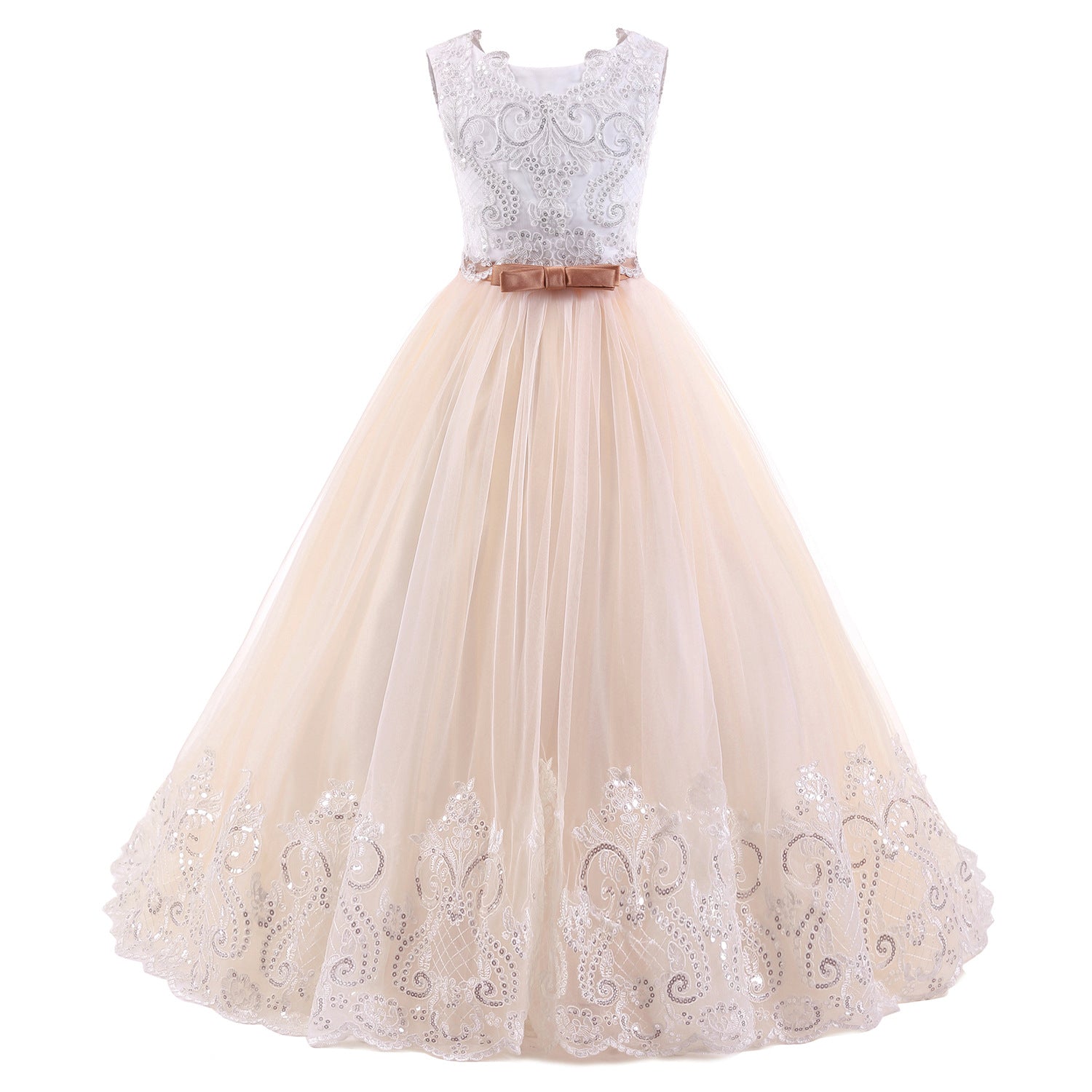Flower Girl Secquin Dresses for Wedding Birthday Dresses Pageant Dresses Communion Ball Gowns Princess Dresses