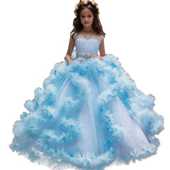 Kids' Pageant Dresses Princess Flower Girls Dresses Princess Ball Gown