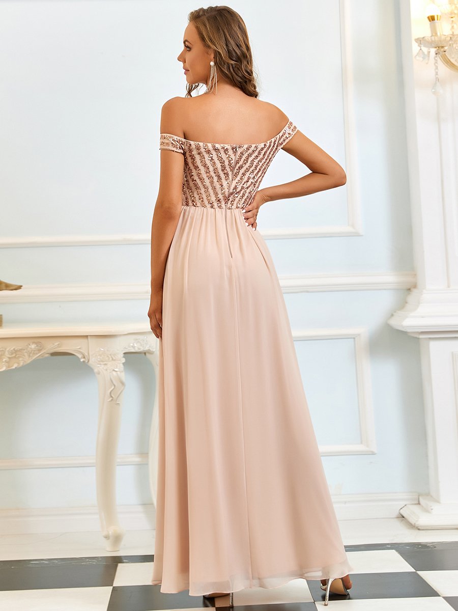 Adorable Sweetheart Neckline A-line Off the Shoulder Evening Dresses