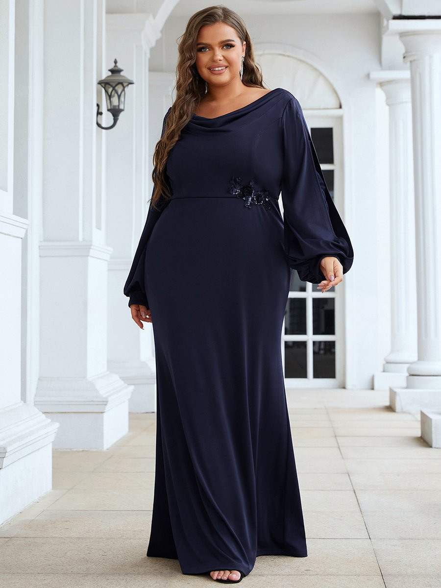 Plus Size Fishtail Plus Size Gown Mother of the Bride Groom Dresses ...