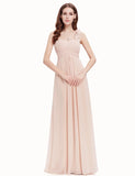 Ladies' Maxi Long One Shoulder Chiffon Bridesmaid Dresses Elegant Party Dress Formal Wear